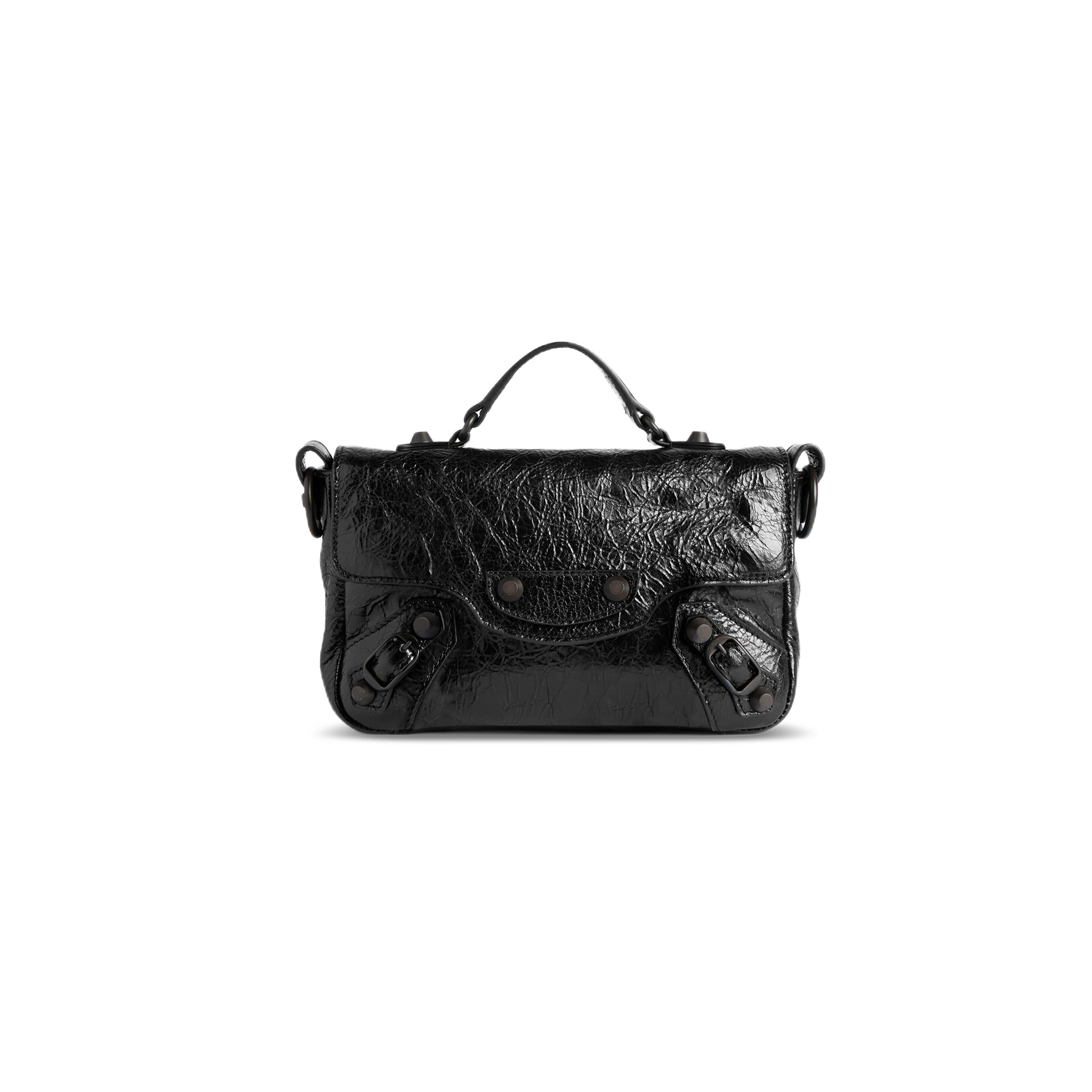 BALENCIAGA THE LE CITY NANO FLAP BAG 8658572ABEK1000 (19.5*17*12cm)